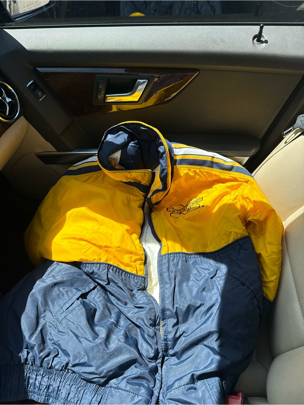 University of Michigan Vintage Puffer Jacket